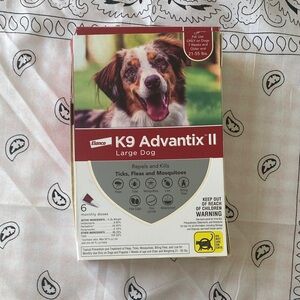 K9 Advantix II for Large Dogs (21–55 lb), 6-Mo Protection
